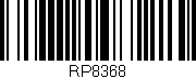 Código de barras (EAN, GTIN, SKU, ISBN): 'RP8368'