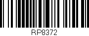 Código de barras (EAN, GTIN, SKU, ISBN): 'RP8372'