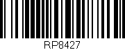Código de barras (EAN, GTIN, SKU, ISBN): 'RP8427'