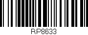 Código de barras (EAN, GTIN, SKU, ISBN): 'RP8633'