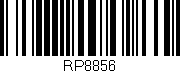 Código de barras (EAN, GTIN, SKU, ISBN): 'RP8856'