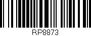 Código de barras (EAN, GTIN, SKU, ISBN): 'RP8873'