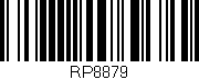 Código de barras (EAN, GTIN, SKU, ISBN): 'RP8879'