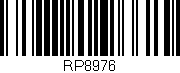 Código de barras (EAN, GTIN, SKU, ISBN): 'RP8976'