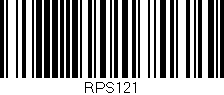 Código de barras (EAN, GTIN, SKU, ISBN): 'RPS121'