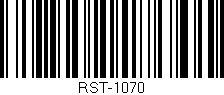 Código de barras (EAN, GTIN, SKU, ISBN): 'RST-1070'