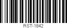 Código de barras (EAN, GTIN, SKU, ISBN): 'RST-1842'