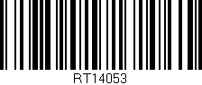 Código de barras (EAN, GTIN, SKU, ISBN): 'RT14053'