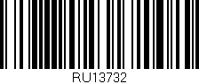 Código de barras (EAN, GTIN, SKU, ISBN): 'RU13732'