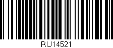 Código de barras (EAN, GTIN, SKU, ISBN): 'RU14521'