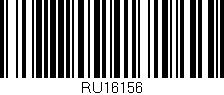 Código de barras (EAN, GTIN, SKU, ISBN): 'RU16156'