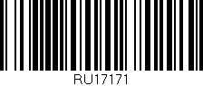 Código de barras (EAN, GTIN, SKU, ISBN): 'RU17171'