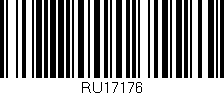 Código de barras (EAN, GTIN, SKU, ISBN): 'RU17176'