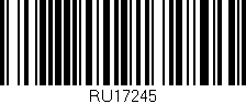 Código de barras (EAN, GTIN, SKU, ISBN): 'RU17245'