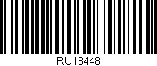 Código de barras (EAN, GTIN, SKU, ISBN): 'RU18448'