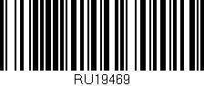 Código de barras (EAN, GTIN, SKU, ISBN): 'RU19469'