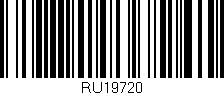 Código de barras (EAN, GTIN, SKU, ISBN): 'RU19720'
