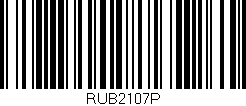 Código de barras (EAN, GTIN, SKU, ISBN): 'RUB2107P'