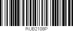Código de barras (EAN, GTIN, SKU, ISBN): 'RUB2108P'