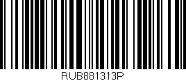 Código de barras (EAN, GTIN, SKU, ISBN): 'RUB881313P'