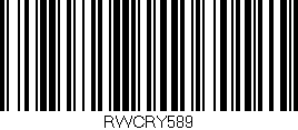 Código de barras (EAN, GTIN, SKU, ISBN): 'RWCRY589'