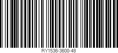 Código de barras (EAN, GTIN, SKU, ISBN): 'RY1536-3600-48'
