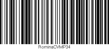 Código de barras (EAN, GTIN, SKU, ISBN): 'RominaCVMP34'
