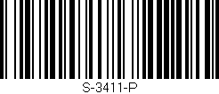Código de barras (EAN, GTIN, SKU, ISBN): 'S-3411-P'