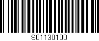 Código de barras (EAN, GTIN, SKU, ISBN): 'S01130100'