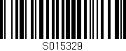Código de barras (EAN, GTIN, SKU, ISBN): 'S015329'