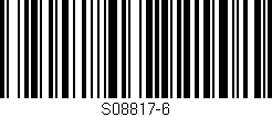 Código de barras (EAN, GTIN, SKU, ISBN): 'S08817-6'