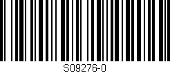 Código de barras (EAN, GTIN, SKU, ISBN): 'S09276-0'