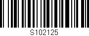 Código de barras (EAN, GTIN, SKU, ISBN): 'S102125'