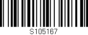 Código de barras (EAN, GTIN, SKU, ISBN): 'S105167'