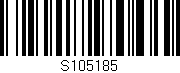 Código de barras (EAN, GTIN, SKU, ISBN): 'S105185'