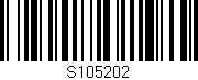 Código de barras (EAN, GTIN, SKU, ISBN): 'S105202'