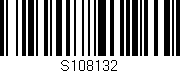 Código de barras (EAN, GTIN, SKU, ISBN): 'S108132'