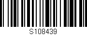 Código de barras (EAN, GTIN, SKU, ISBN): 'S108439'