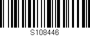 Código de barras (EAN, GTIN, SKU, ISBN): 'S108446'