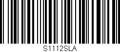 Código de barras (EAN, GTIN, SKU, ISBN): 'S1112SLA'