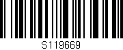 Código de barras (EAN, GTIN, SKU, ISBN): 'S119669'