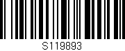 Código de barras (EAN, GTIN, SKU, ISBN): 'S119893'