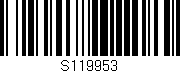 Código de barras (EAN, GTIN, SKU, ISBN): 'S119953'