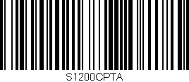 Código de barras (EAN, GTIN, SKU, ISBN): 'S1200CPTA'