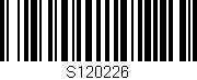 Código de barras (EAN, GTIN, SKU, ISBN): 'S120226'