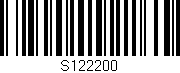 Código de barras (EAN, GTIN, SKU, ISBN): 'S122200'