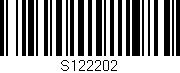 Código de barras (EAN, GTIN, SKU, ISBN): 'S122202'