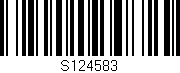 Código de barras (EAN, GTIN, SKU, ISBN): 'S124583'