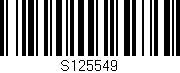 Código de barras (EAN, GTIN, SKU, ISBN): 'S125549'
