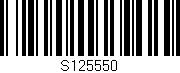 Código de barras (EAN, GTIN, SKU, ISBN): 'S125550'